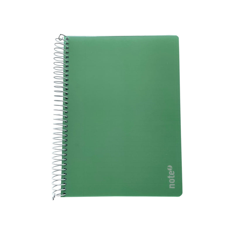 Caderno Espiral A5 Pautado Verde