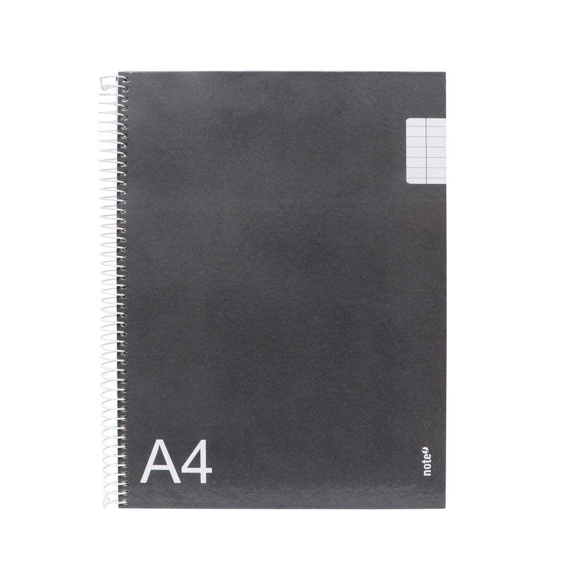 Caderno Espiral A4 Pautado Cinza