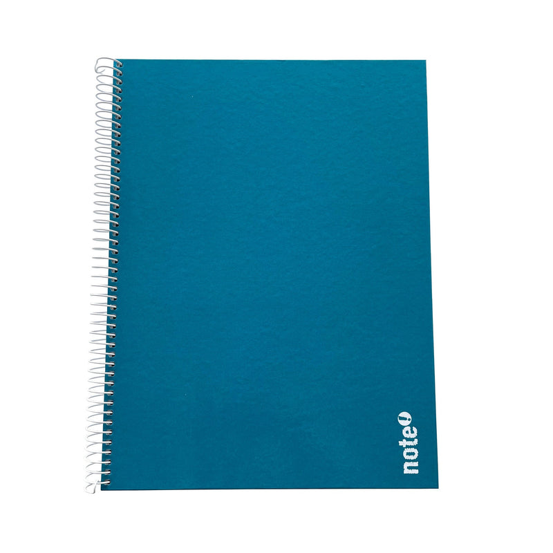 Caderno Espiral A5 Capa Dura Q 100F Az Ac TecnoColor