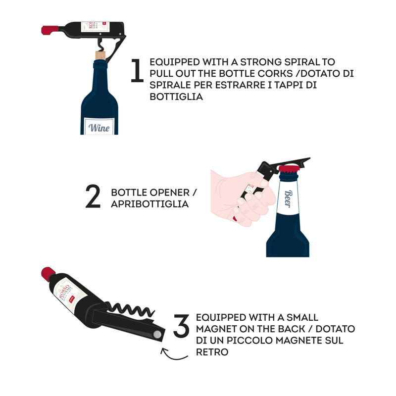 Saca-Rolhas Garrafa - Bottle Opener