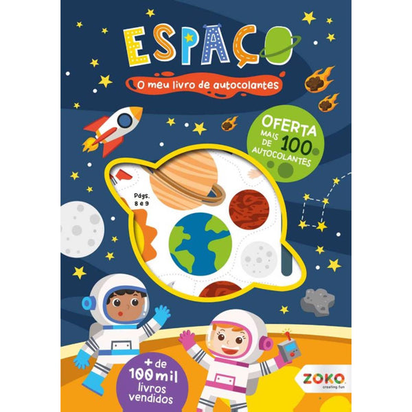 O Meu Livro de Autocolantes - o Espaço