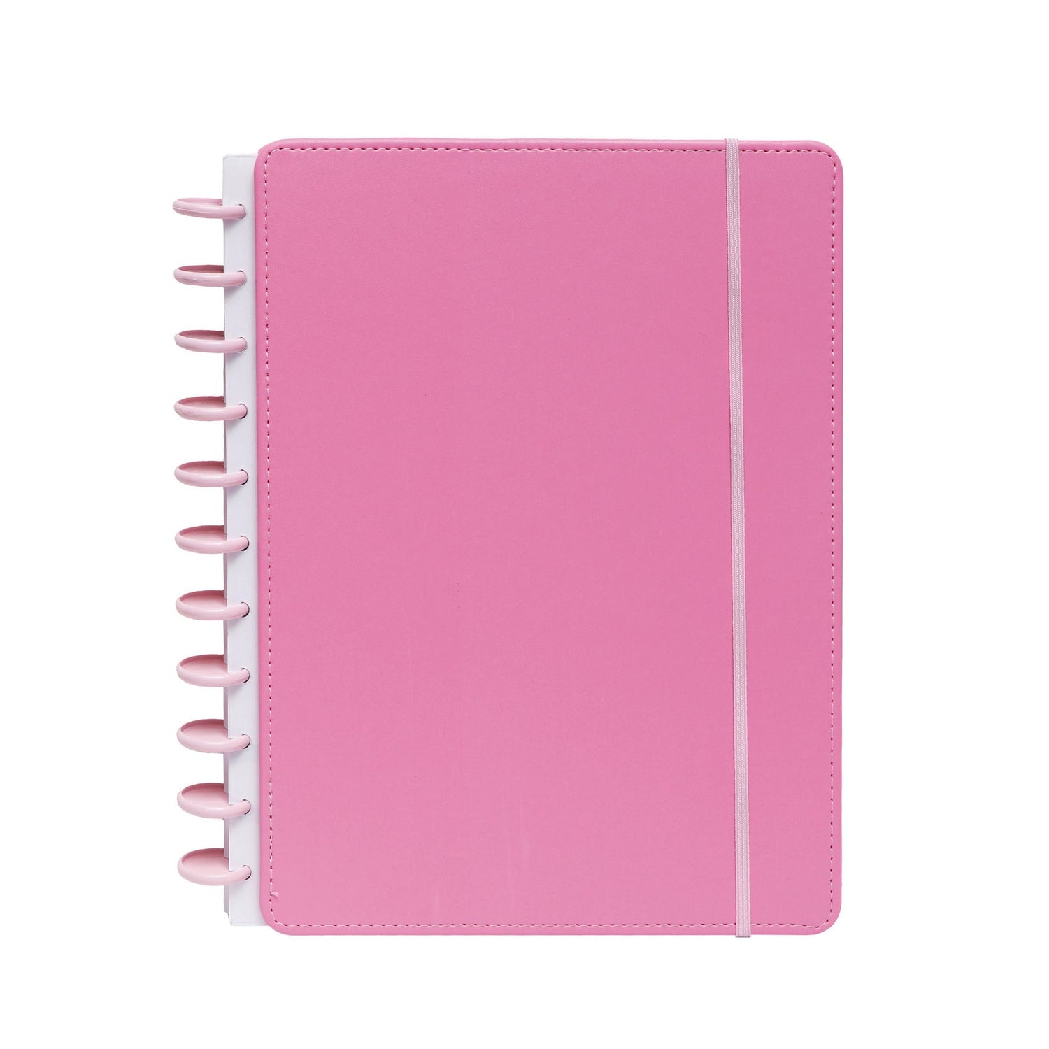 Caderno Smart com Elástico Espiral A4 Pautado Rosa Talia