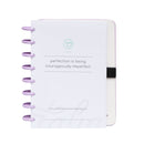 Caderno Smart com Elástico Espiral A5 Pautado Lilás