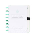 Caderno Smart A5 Pautado 80 Folhas com Elástico e Suporte Esferográfica Verde Talia