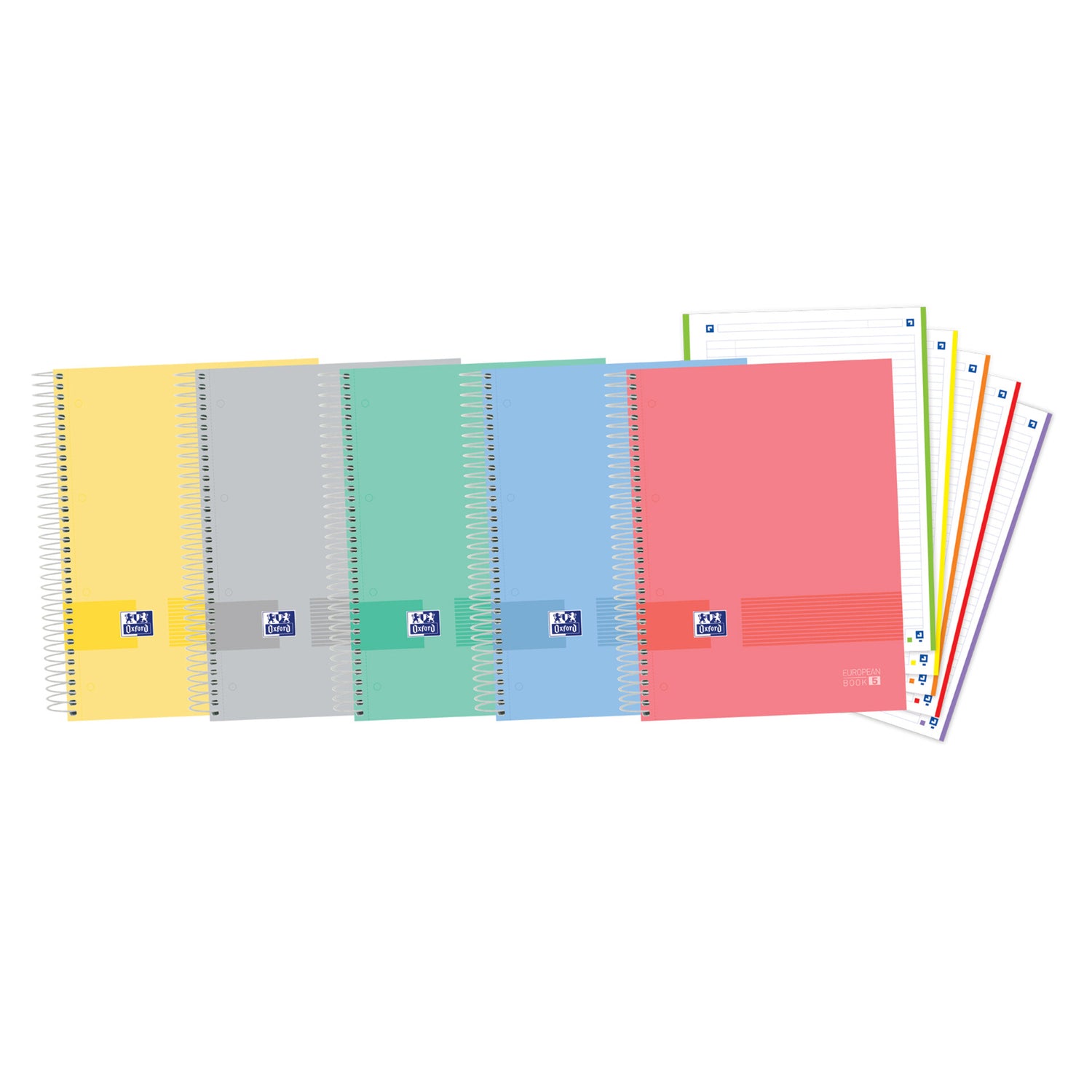 Caderno Espiral A4 Pautado (várias cores) Oxford