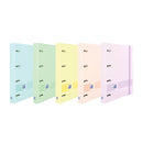 Pasta A4 Lombada Estreita com Elástico e Recarga Pastel Oxford (artigo sortido)