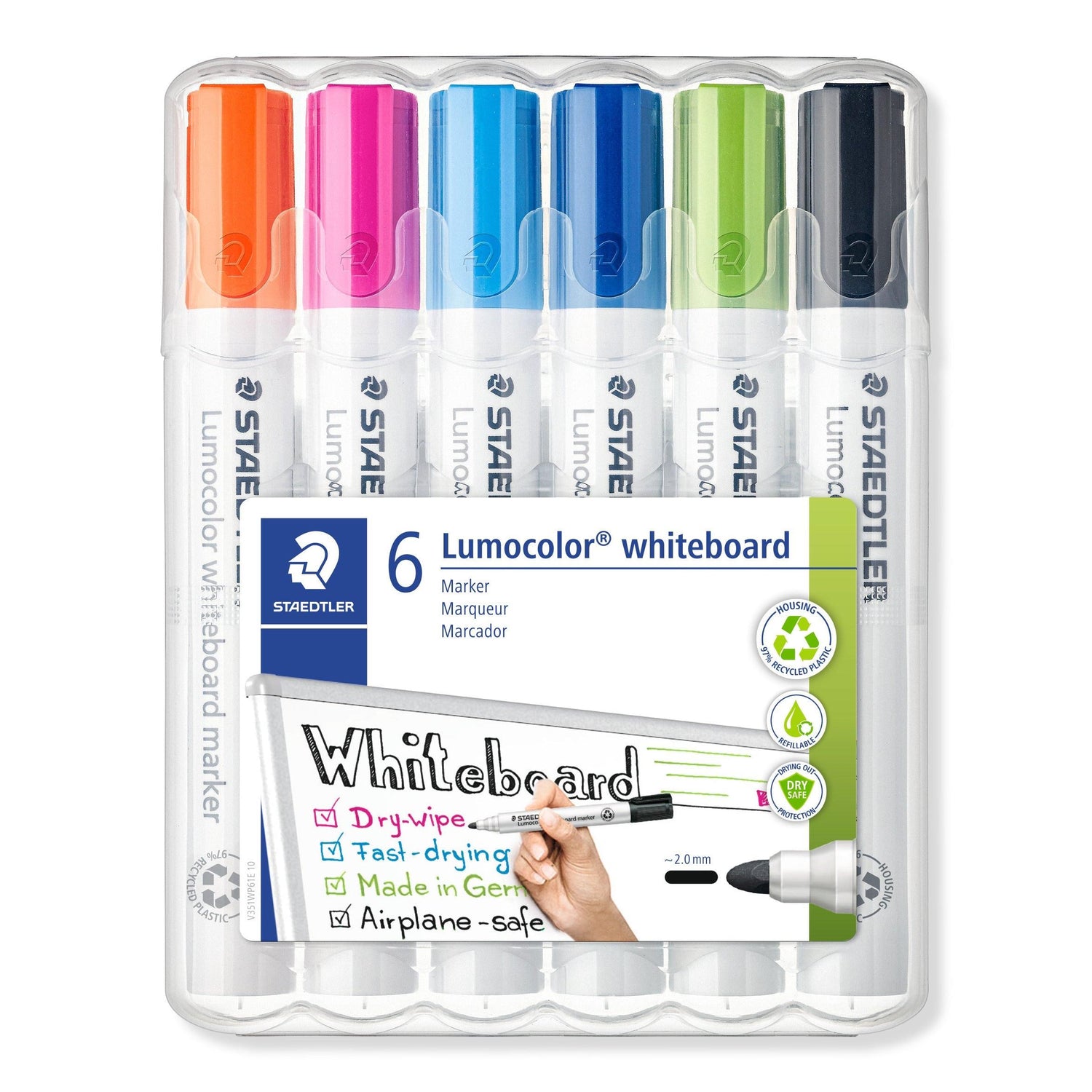 Marcadores de Quadro Branco Lumocolor Staedtler