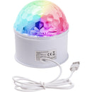 Coluna Sem Fios Bola Led Disco USB