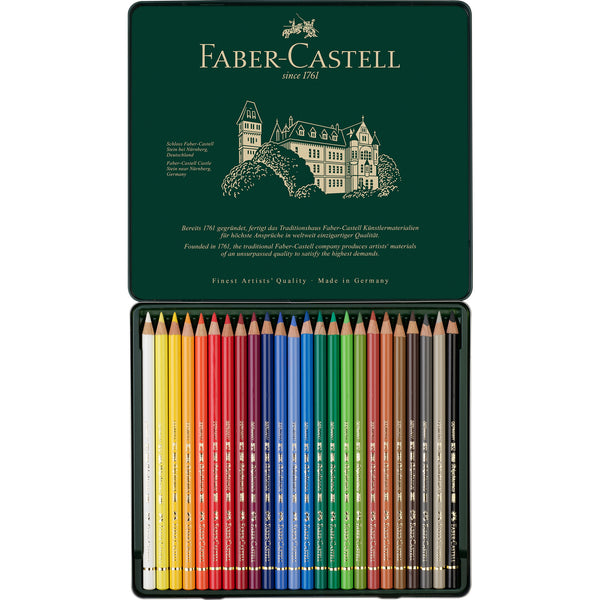 Lápis Cor Polychromos 24 Unidades Faber Castell