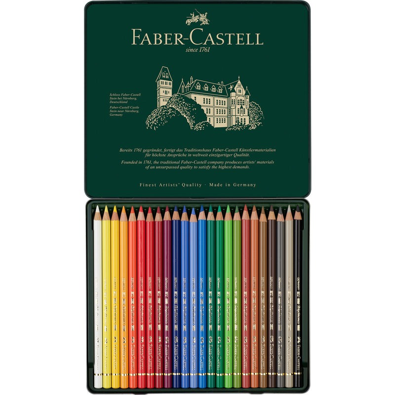 Lápis Cor Polychromos 24 Unidades Faber Castell