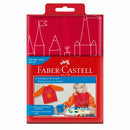 Bata 6-10 Anos Vermelho/Laranja Faber Castell