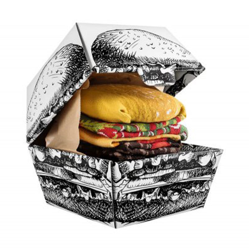 Conjunto 2 Meias - Caixa Hamburguer