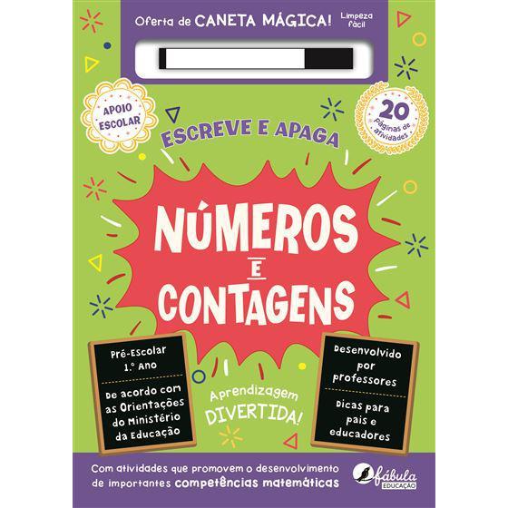 Números e Contagens Pré-Escolar e 1.º Ano