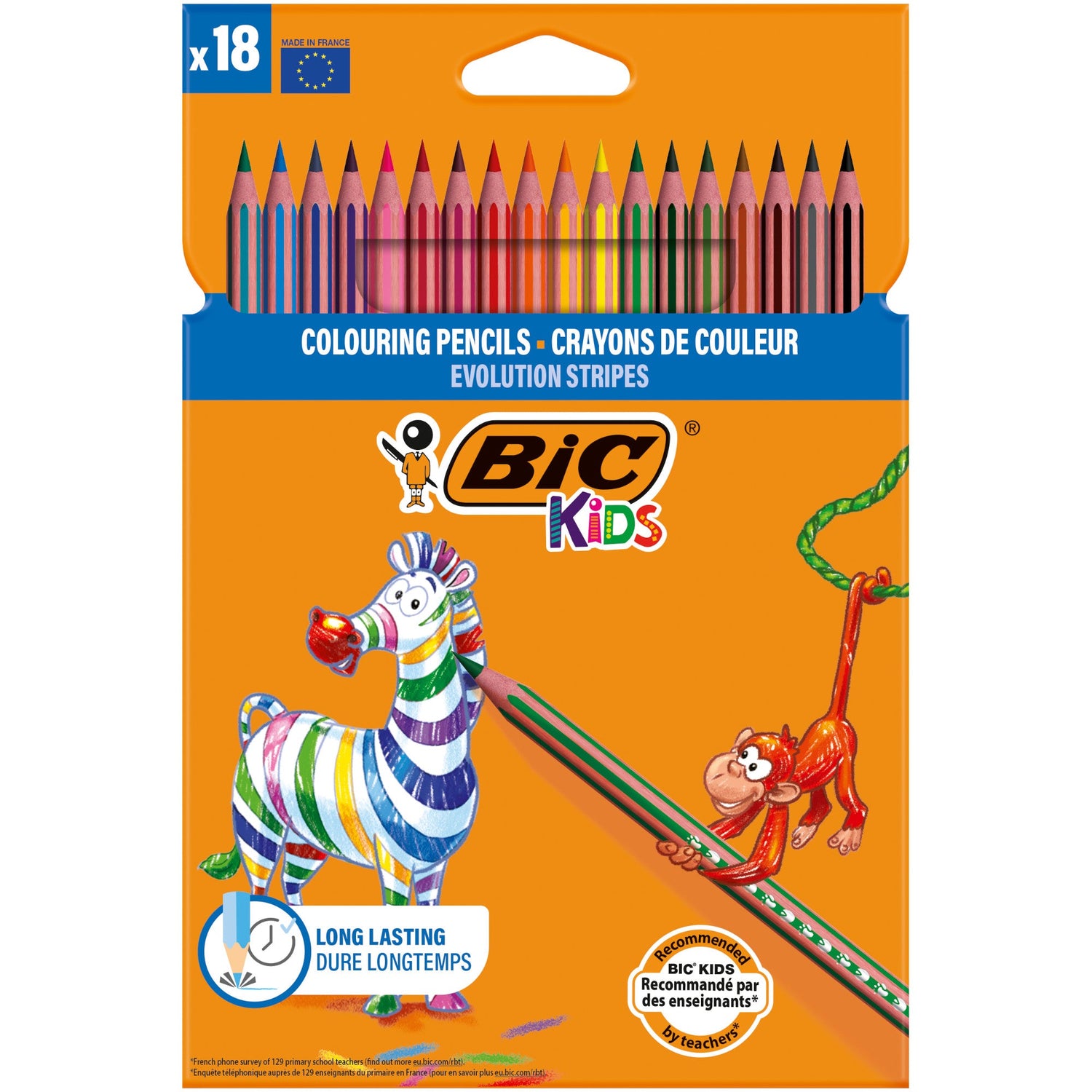 Lápis de Cor Kids Evolution Stripes