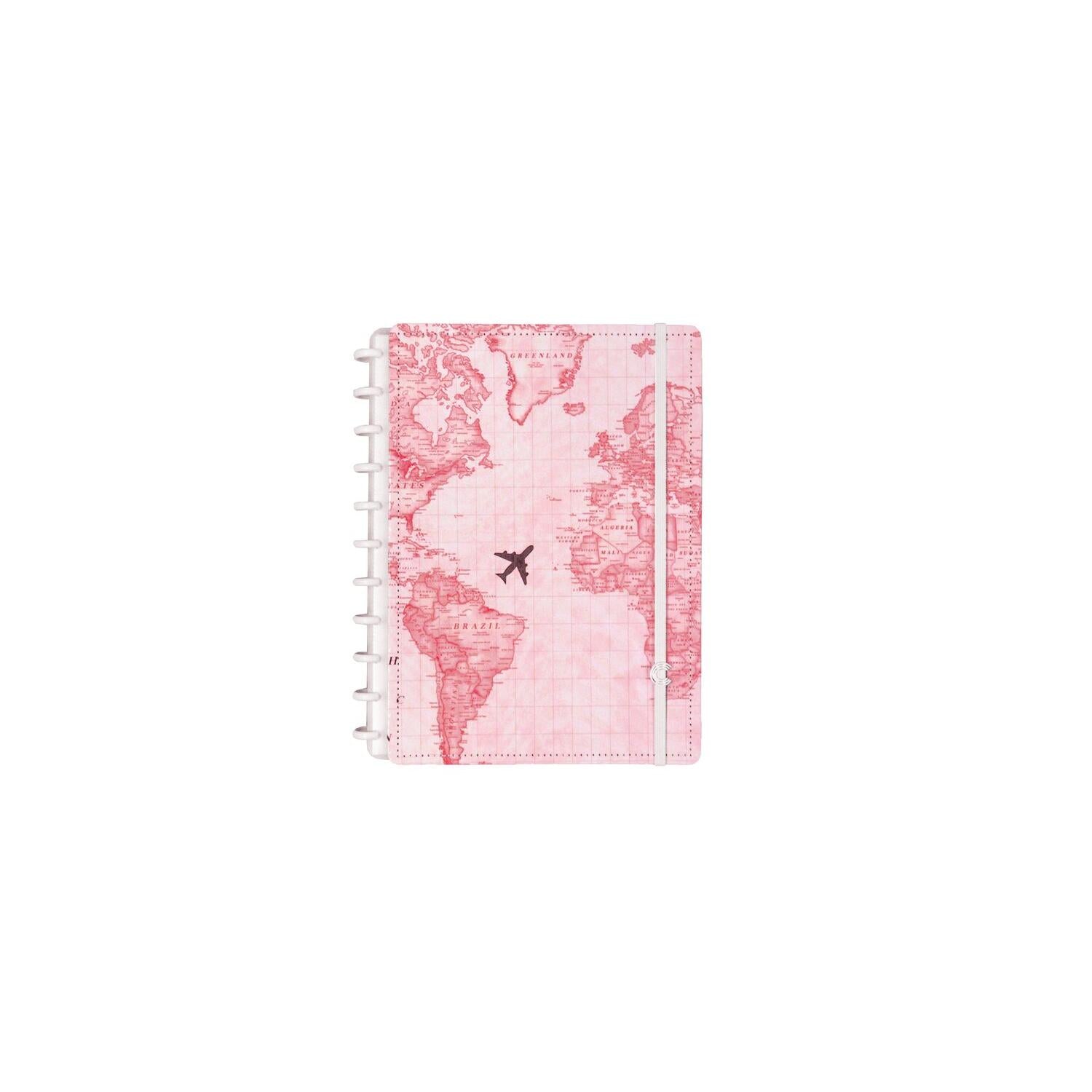 Caderno Inteligente Grande Mapa Mundi Gocase