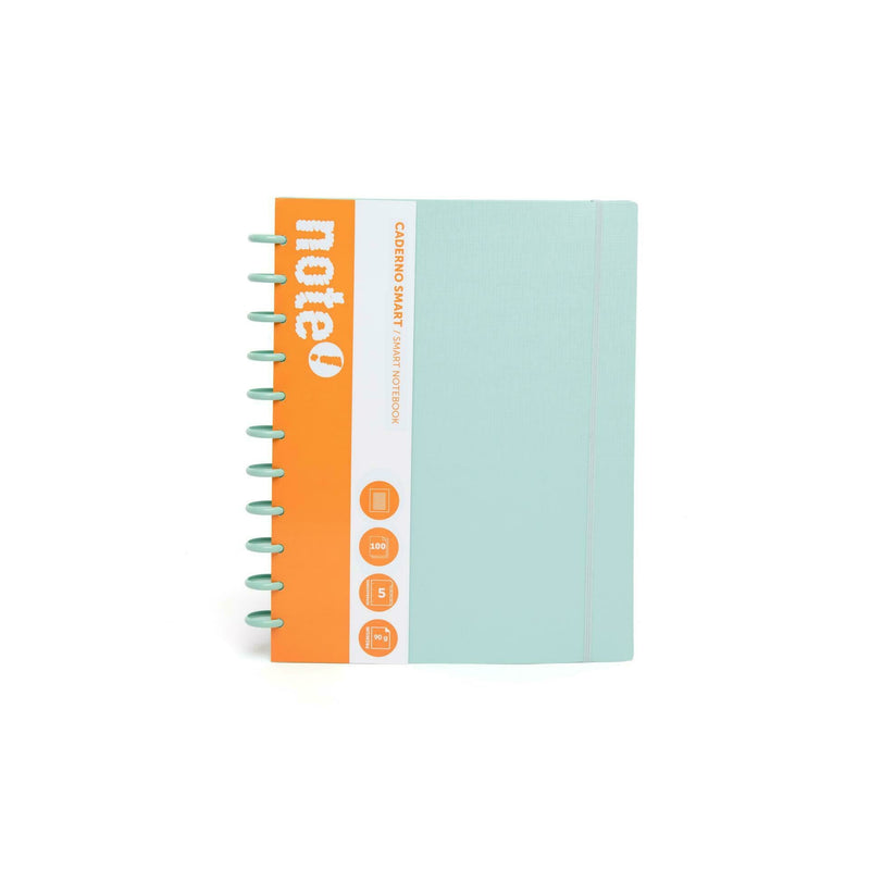 Caderno Smart A4 Azul Pastel