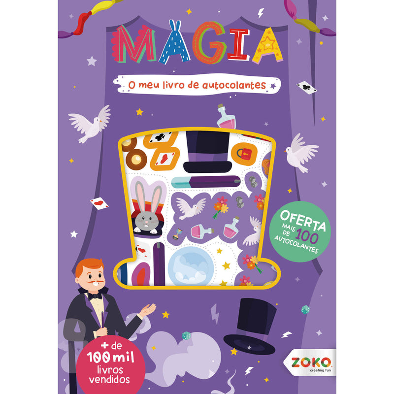 O Meu Livro de Autocolantes - Magia