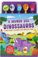 O Mundo dos Dinossauros - Livro para Colorir com Lápis de Cor!