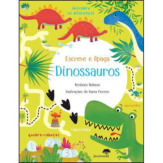 Escreve e Apaga Dinossauros de Kirsleen Robson