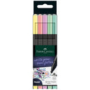 Marcador Grip Finepen Pastel 5 unidades Faber Castell
