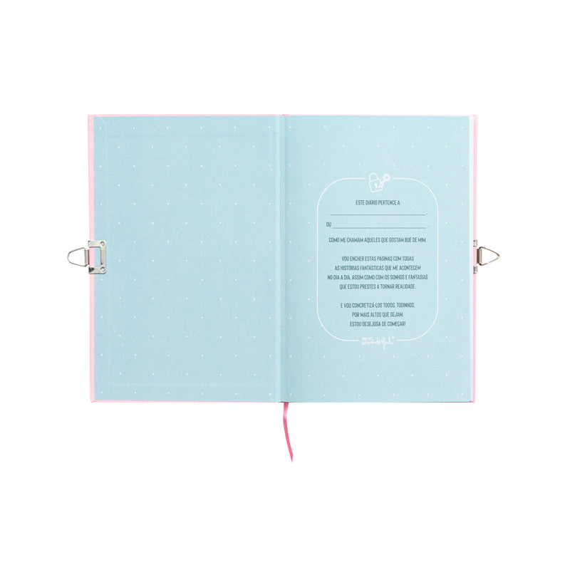 Diário Com Cadeado - Os Meus Pensamentos