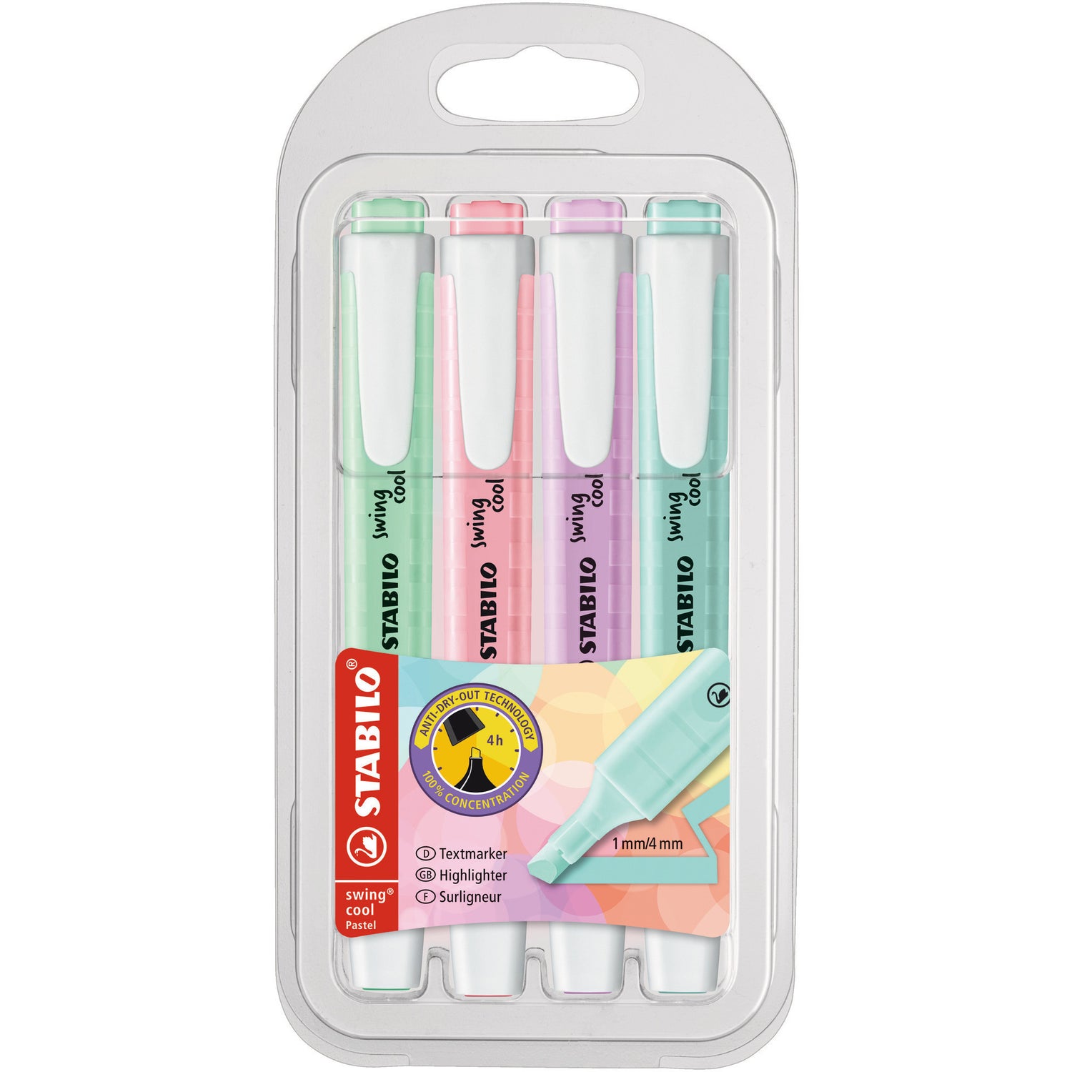 Marcadores de Tinta Fluorescente Pastel