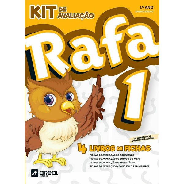 Kit de Avaliação - Rafa 1 - 4 Livros de Fichas - Ensino Básico 1.º Ano