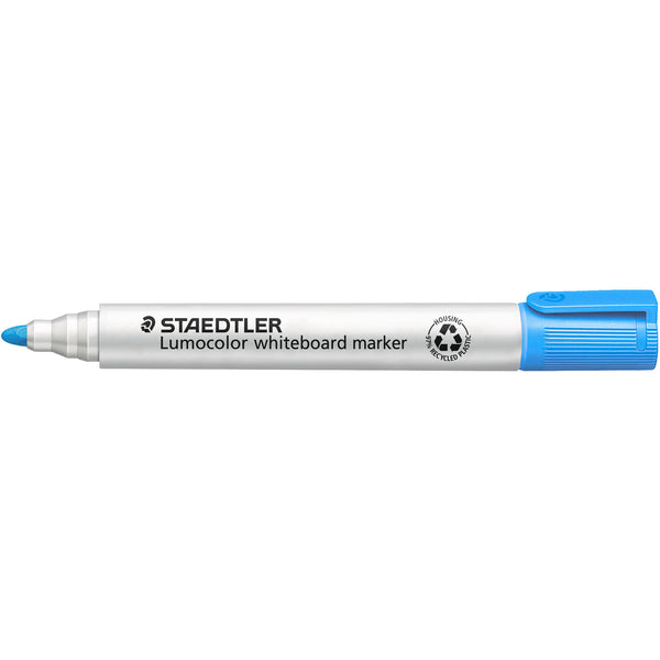Marcador Quadro Branco Lumocolor Azul Claro Staedtler