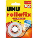 Fita Cola Transp C/Disp Rollafix19mmx25m