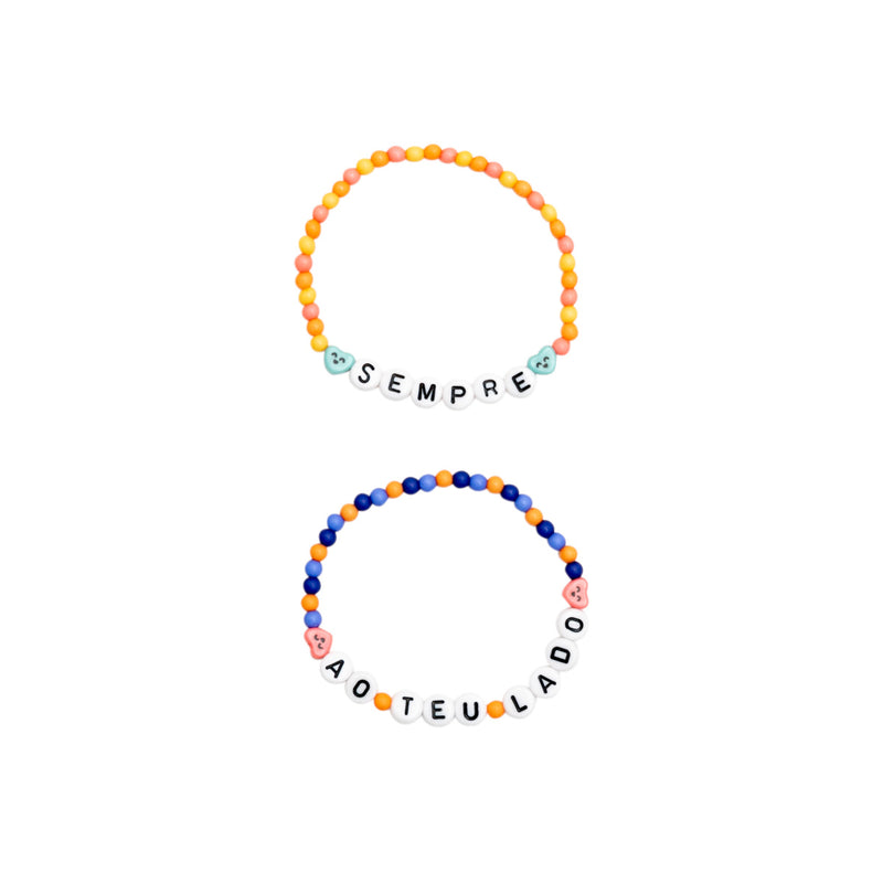 Conjunto 2 Pulseiras Para Amizades Inseparáve