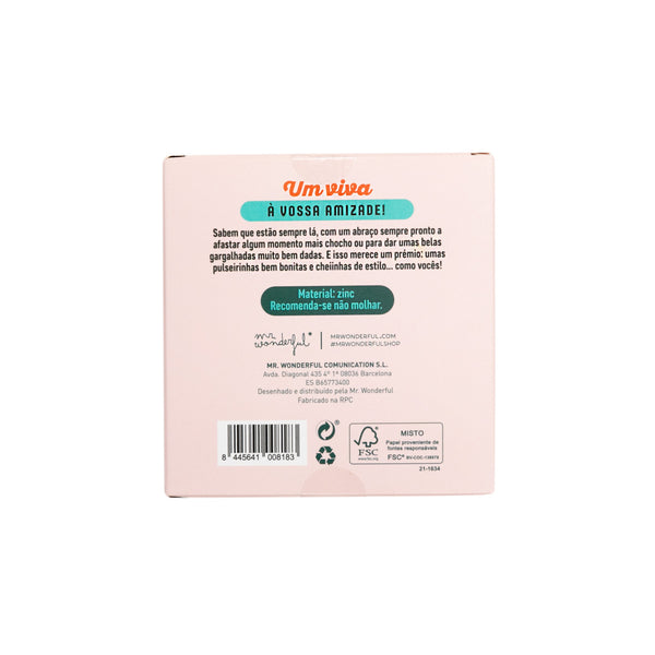 Conjunto 2 Pulseiras Para Amizades Inseparáve