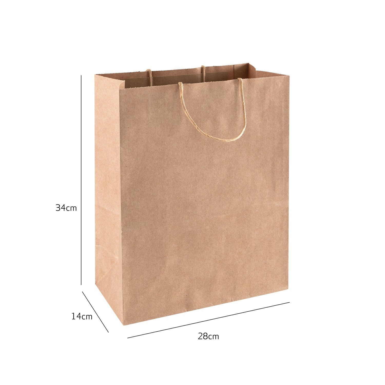 Saco para Presentes Papel Kraft M Note!