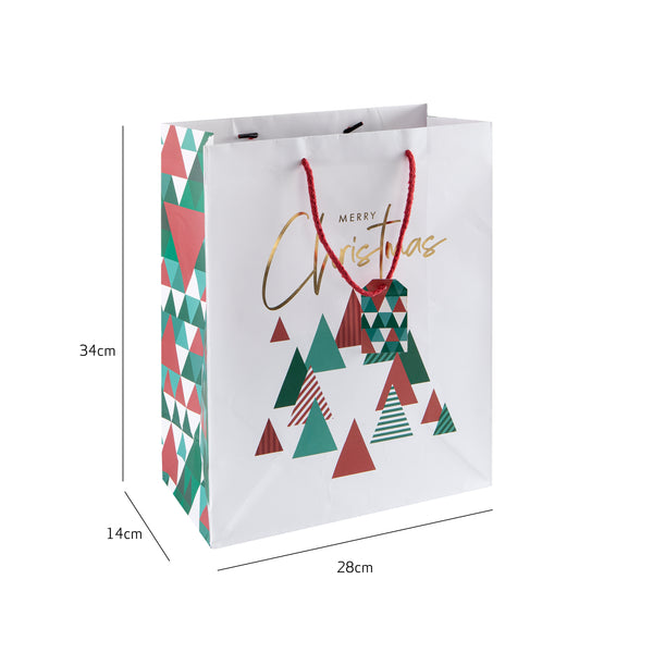 Saco Natal M Geometric Xmas Note!