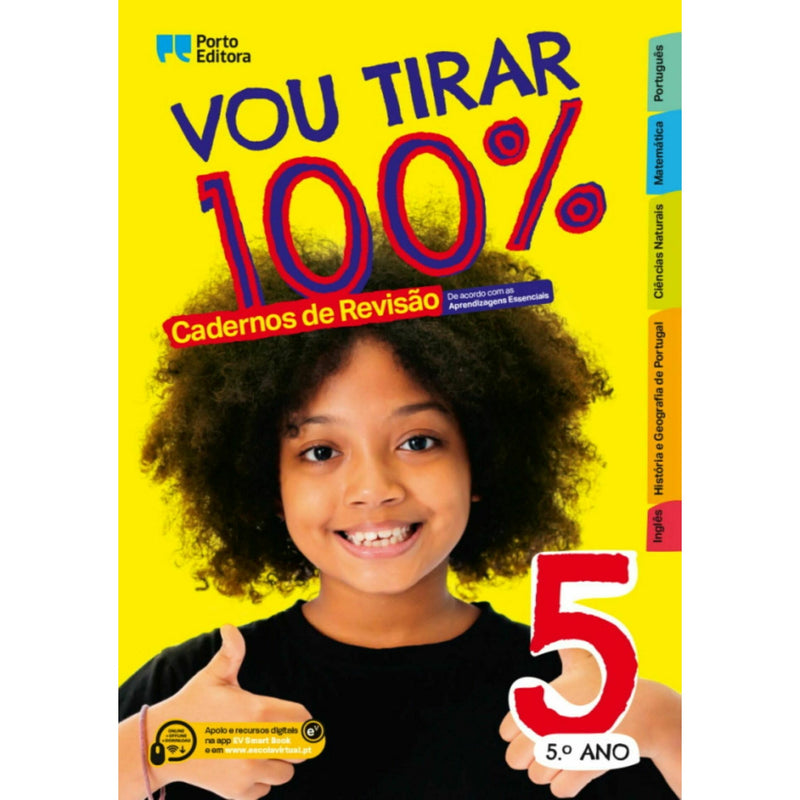 Vou Tirar 100% - 5.º Ano - Cadernos de Revisão