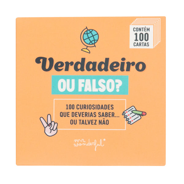 Jogo De Cartas - Verdadeiro Ou Falso