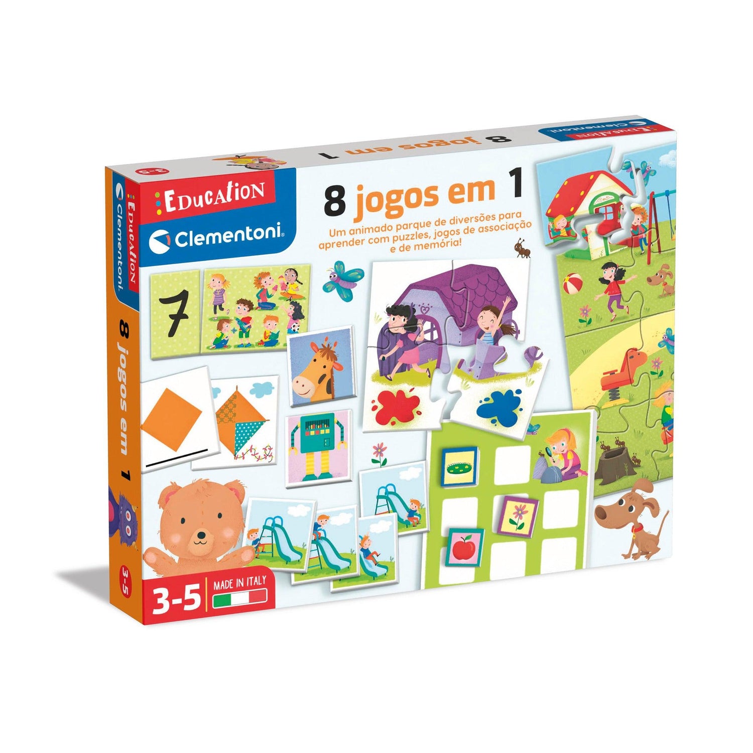 Clementoni - 8 Jogos em 1