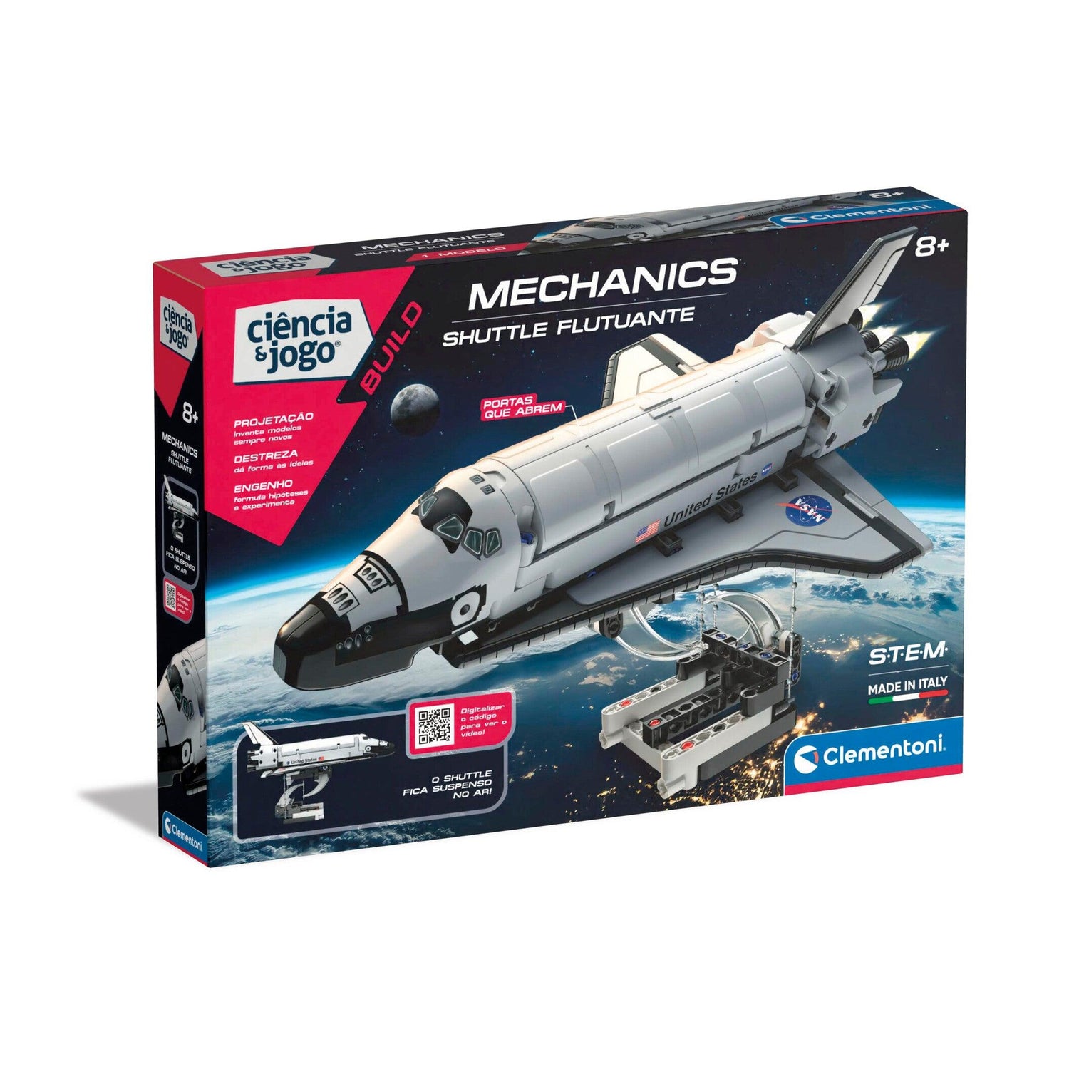 Clementoni - Kit Laboratório de Mecânica Shuttle Flutuante NASA