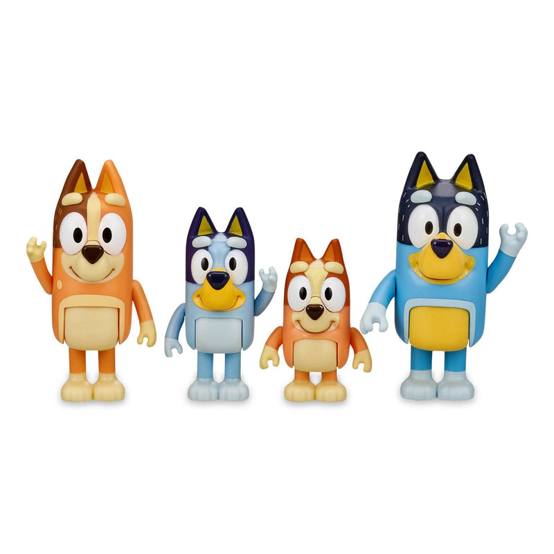 Bluey - Pack 4 Figuras