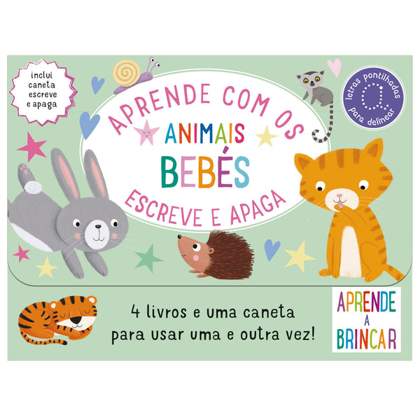 Aprende com os Animais Bebes - Escreve e Apaga