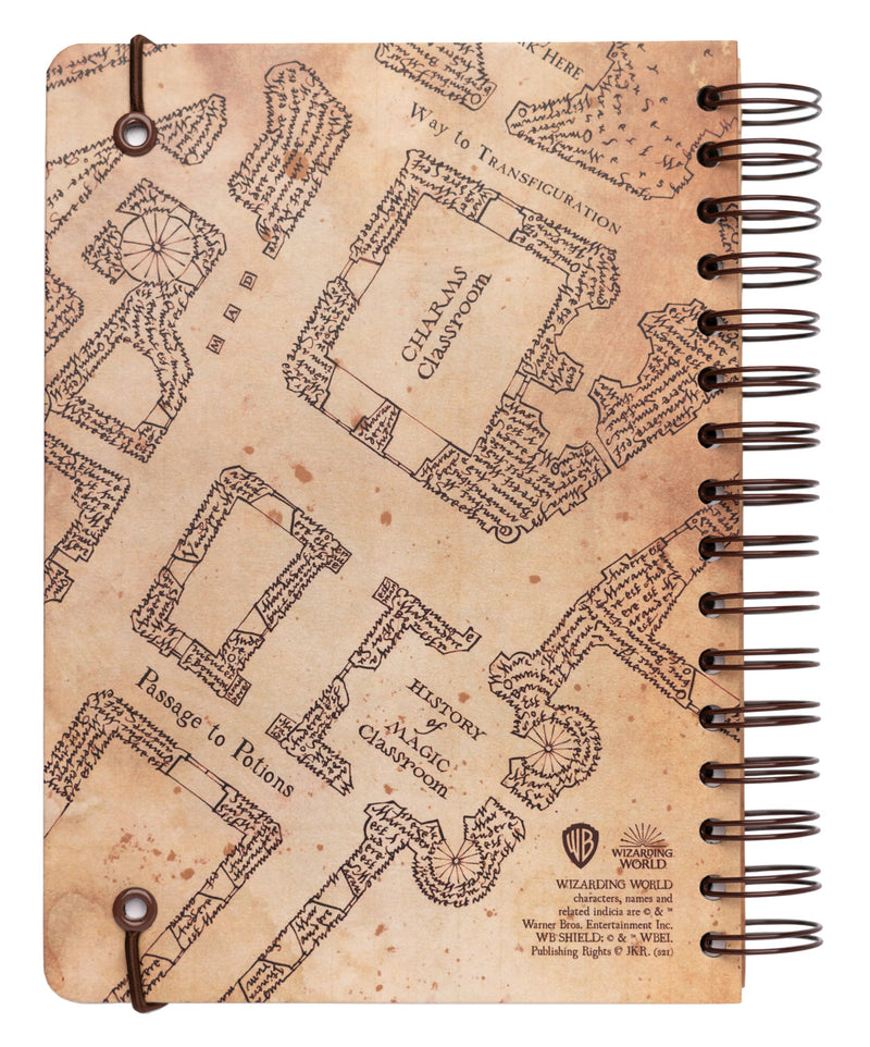 Caderno A5 Bullet - Harry Potter The Marauder's Map