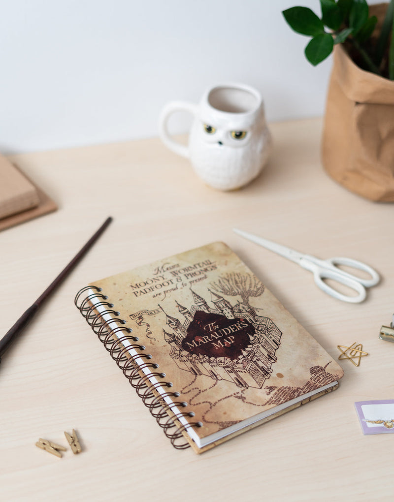 Caderno A5 Bullet - Harry Potter The Marauder's Map