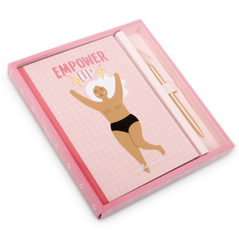 Conjunto Caderno+Caneta - Empower Up