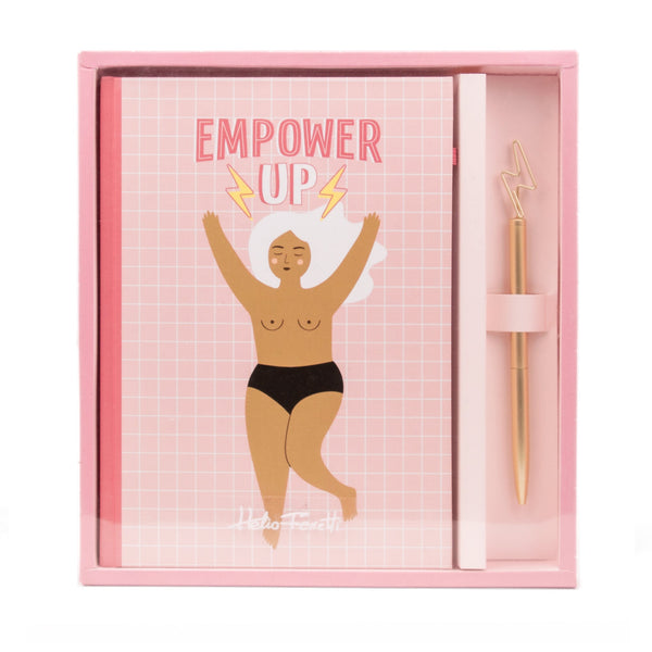 Conjunto Caderno+Caneta - Empower Up