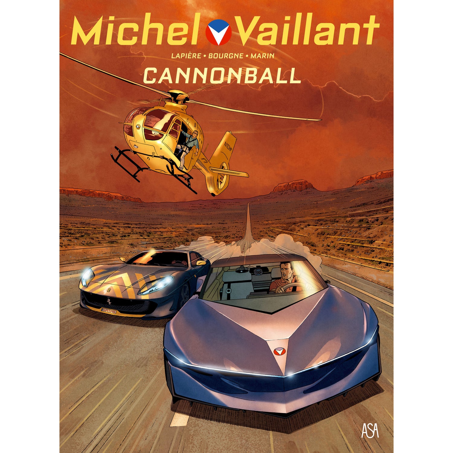 Michel Vaillant Nº 11 - Cannonball de Denis Lapière, Marc Bourgne e Olivier Marin