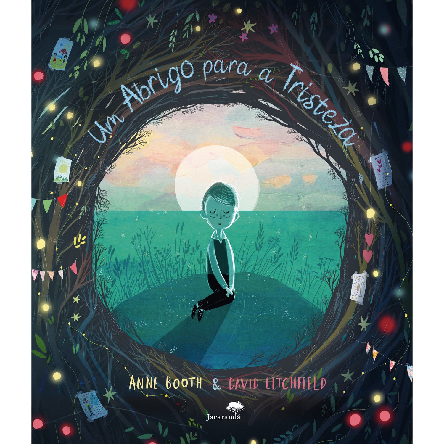 Um Abrigo para a Tristeza de Anne Booth; Ilustração: David Litchfield de Anne Booth