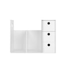 Organizador Secretária Combo Branco/Cinza Litem