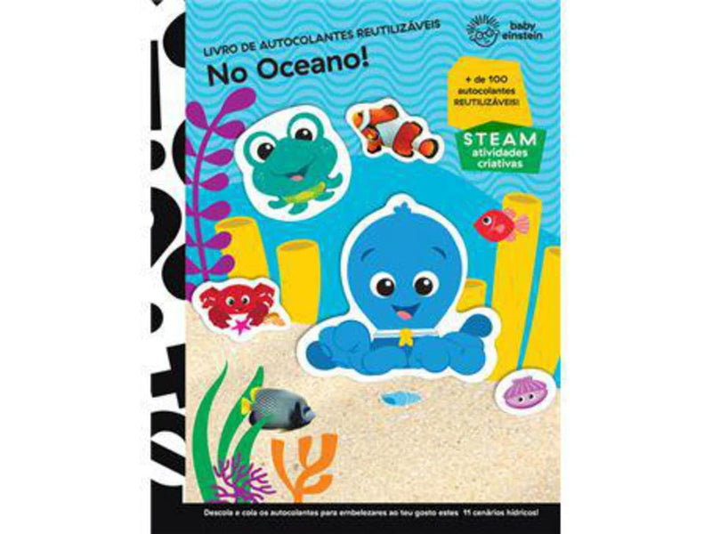 Baby Einstein - no Oceano! de Baby Einstein - Livro de Autocolantes Reutilizáveis