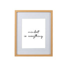 Facepaper "Mindset Is Everything"