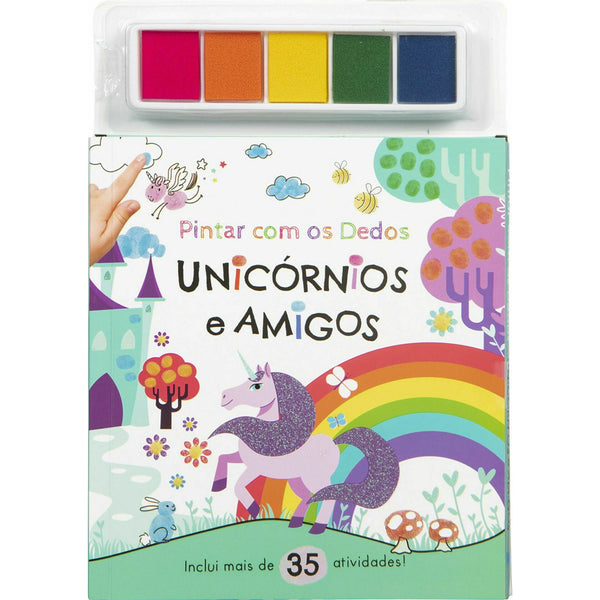 Pintar com os Dedos - Unicórnios e Amigos