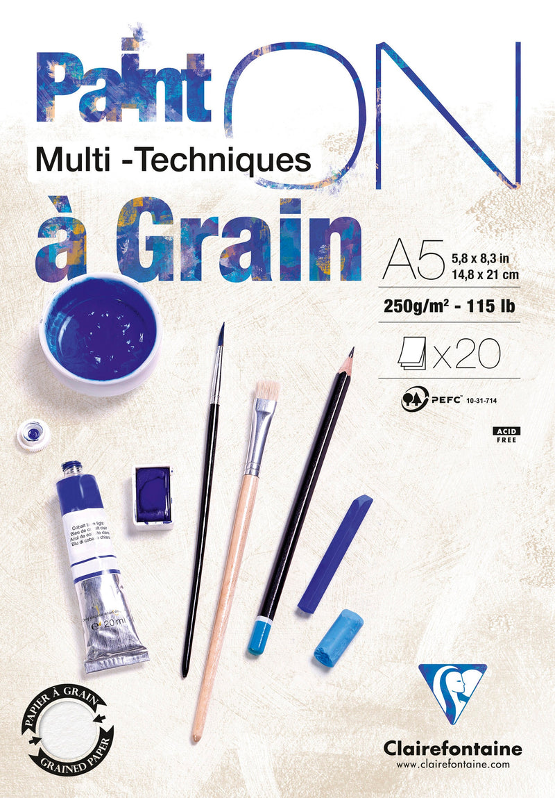 Bloco Desenho A5 Paint'On 20F 250G